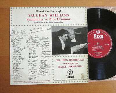 NCT 17000 Vaughan Williams Symphony no. 8 World Premiere Barbirolli NM 10" Vinyl