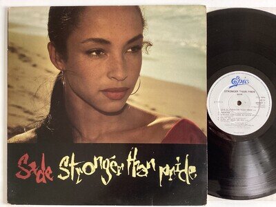 SADE stronger than pride VINYL LP RECORD ORIGINAL 1988 PLAY TEST (z