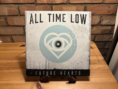 All Time Low - Future Hearts Vinyl 12" LP Record LIGHT BLUE 2015 EX EX