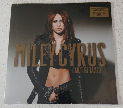 Miley Cyrus Can't Be Tamed NEW Gold & Black Dipped Colour Vinyl LP