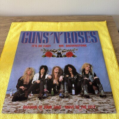 Guns N' Roses It's So Easy Mr Brownstone Geffen Records Rock 12 Inch vinyl