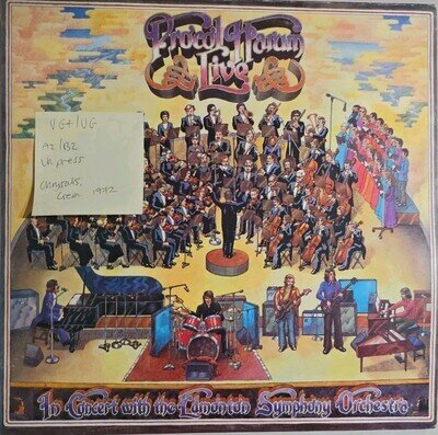 Procol Harum & The Edmonton Symphony Orchestra Live Vinyl Record VG+/VG CHR 1004
