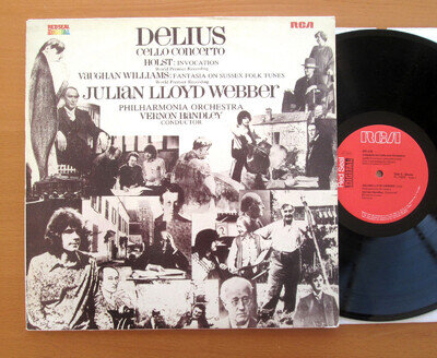 RL 70800 Delius Cello Concerto Julian Lloyd Webber Vernon Handley RCA Digital NM