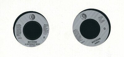45 RPM Record Boyzone – A Different Beat // Angel