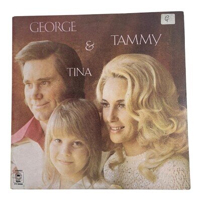 George Jones Tammy Wynette George & Tammy & Tina 1975 Epic UK LP Vinyl