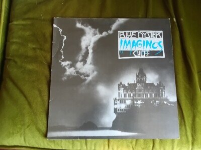 BLUE OYSTER CULT-IMAGINOS - BLUE VINYL LP, CBS Records, released 1988 vgc
