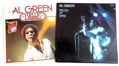 AL GREEN 2LPs THE BELLE ALBUM + TRUTH N` TIME BOTH UNPLAYED NEW