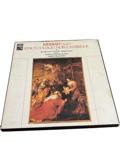 Messiah Handel King's College Choir Vinyl Record Boxset EMI