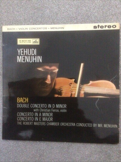 ASD 346 - Bach - Double Violin Concerto - Menuhin - Ferras - Vinyl LP Stereo