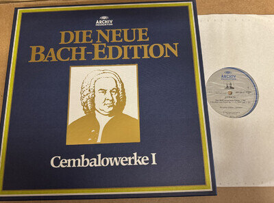 413 103-1 Bach Cembolowerke 1 Kenneth Gilbert Trevor Pinnock 10LP Box Set