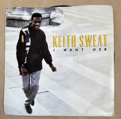 Keith Sweat - I Want Her - Used Vinyl Record 7 - K5826z vg