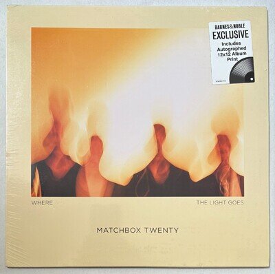 Matchbox Twenty - Where The Light Goes - USA Vinyl LP + SIGNED PRINT SEALED