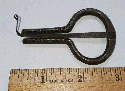 Vintage Forged Iron Jaw Harp Jews Harp Mouth Harp Musical Instrument 3 Inch