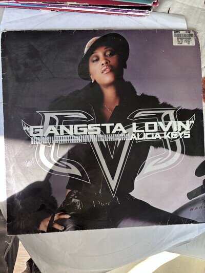 Alicia Keys Eve Gangsta Lovin' 12" Black Vinyl 33RPM Promo Interscope 2002