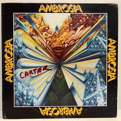 AMBROSIA - Self Titled (w/Lyric Insert) (1975) - 12" Vinyl Record LP - VG+