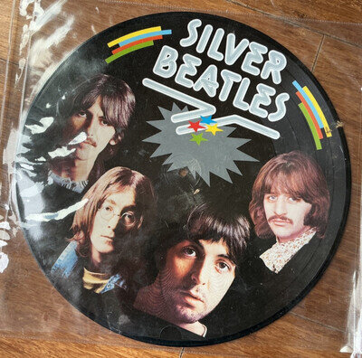 The Beatles Silver Beatles Picture Disc AR 30 003 EX Vinyl LP Rare Collectors