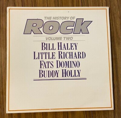 The History of Rock Volume Two Vinyl LP Record Album - Bill Haley, LittleRichard