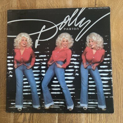 Dolly Parton 1977 UK Vinyl LP Record 'Here You Come Again' Album PL12544 EX CON