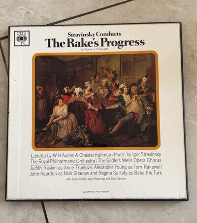 Stravinsky The Rake's Progress CBS 1967 12" Vinyl Box Set 33RPM SBRG 72344