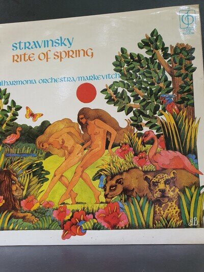 Stravinsky -Rite of Spring Vintage Vinyl LP Record