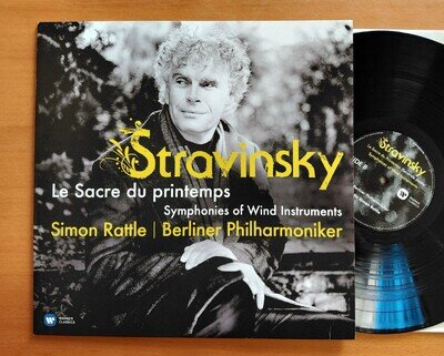 Simon Rattle Stravinsky Le Sacre Du Printemps 2013 Warner Classics Vinyl NM