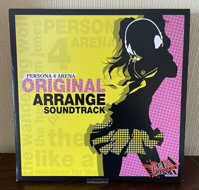 Persona 4 Arena Original Arrange Video Game Soundtrack 12" Yellow Vinyl Record