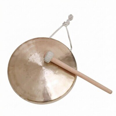 Copper Gong Traditional Gong Handmade for Rehearsal, Classroom, Performers