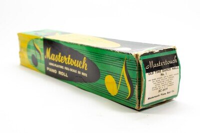 Mastertouch Piano Roll XC6419 Old Time Dance Hall No 1 Pianola Roll Vintage