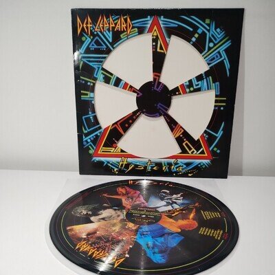 DEF LEPPARD HYSTERIA PICTURE DISC 1987 LP VINYL ALBUM Limited Edition
