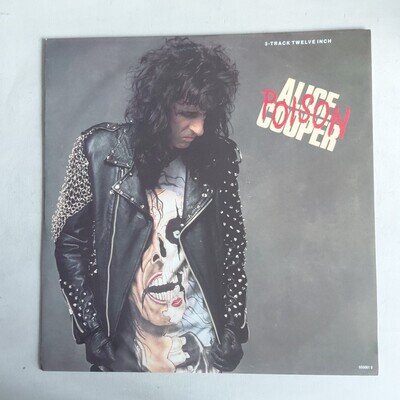 Alice Cooper Poison 1989 12 Inch Vinyl Record Epic Rock Music