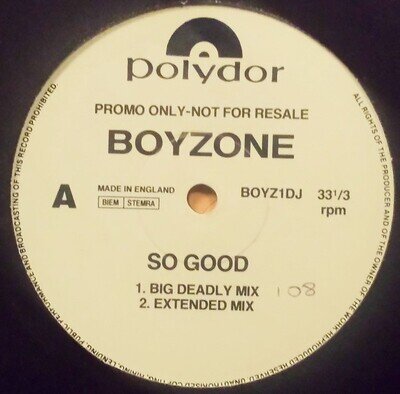 Boyzone - So Good 12" Promo