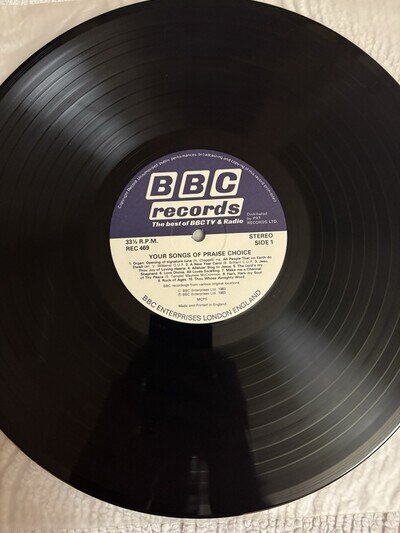 BBC Records BBC Radiophonic Workshop 'Your Songs Of Praise Choice' LP 1983