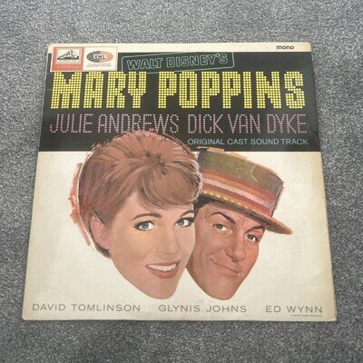 Walt Disney's Mary Poppins: Original Cast Sound Track Vinyl LP CLP 1794 1st Mono