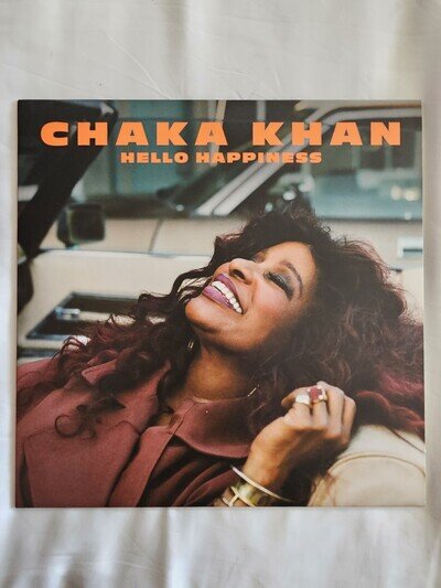 Chaka Khan - Hello Happiness (2019, Vinyl Record) Coral Coloured LP + Poster
