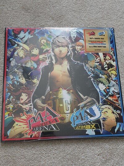 Persona 4 Arena & Persona 4 Arena Ultimax - x3 LP Vinyl Collection - New/Sealed