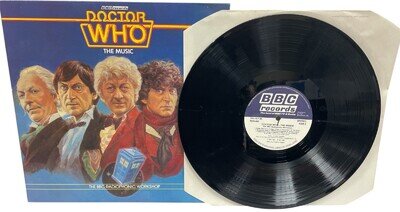 Vintage 1983 Dr Doctor Who The Music BBC Radiophonic Workshop 12" Vinyl Record