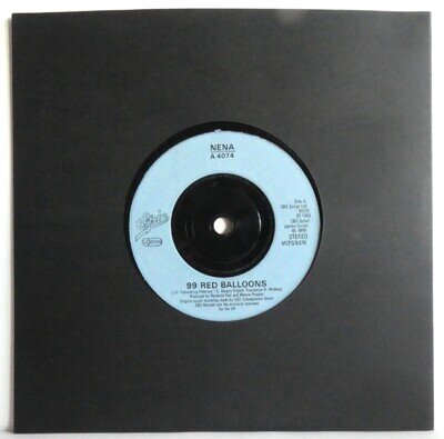 Nena – 99 Red Balloons , Vinyl 7" Single 45 RPM UK 1983 New Wave / Synth Pop