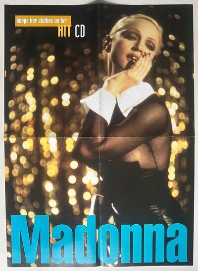 MADONNA - 1992 Foldout magazine poster