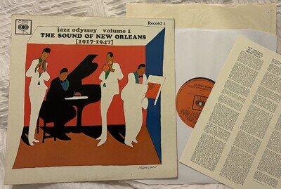 JAZZ ODYSSEY V1/R2-NEW ORLEANS 1917-47-UK 1963 CBS VINYL LP-BERTHA CHIPPIE HILL