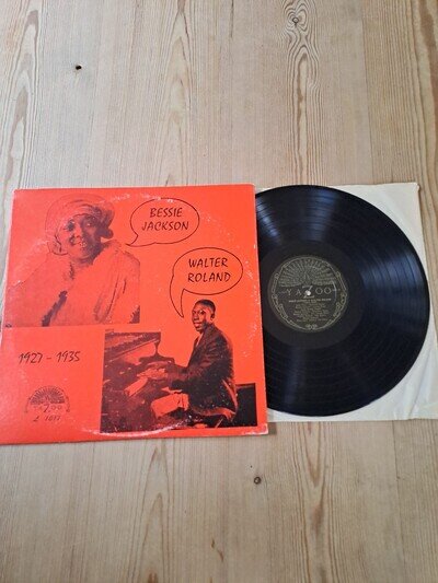 BESSIE JACKSON-WALTER ROLAND 1927-1935-US PRESS YAZOO L-1017 EX VINYL LP...