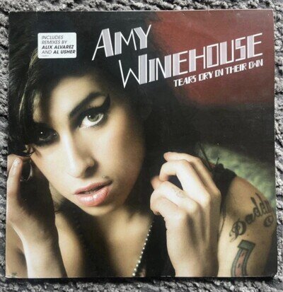 RARE Amy Winehouse Tears Dry On Their Own 12” Vinyl LP Single Back To Black