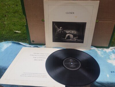 JOY DIVISION - Closer UK 2ND PRESS VINYL LP / OLD BLUE UK FACTORY FACT 25 A1/B1