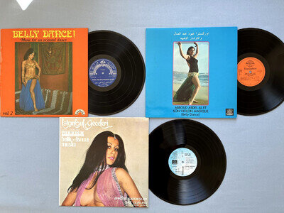BELLY DANCE MUSIC COLLECTION VINYL LP EXOTIC JOB LOT TURKISH