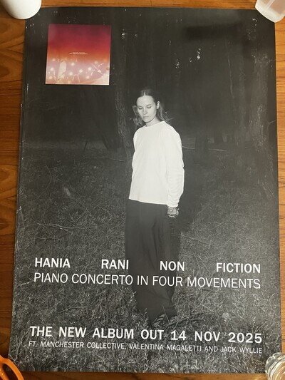 HANIA RANI - CLASSICAL MUSIC PROMO POSTER - Non-Fiction Piano Concerto OFFICIAL