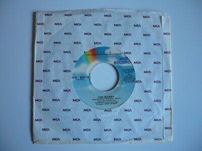 Len Barry 1-2-3 / Bullseye 123 7" Vinyl US 1980 MCA Single Orig Recording EXC