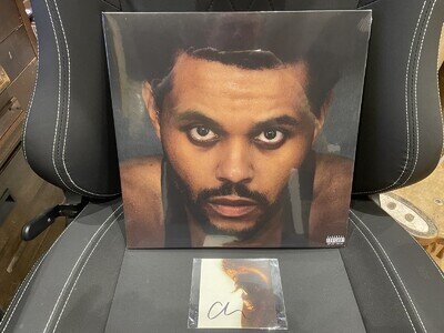 LIMITED THE WEEKND HURRY UP TOMORROW FIRST PRESSING VINYL & HAND SIGNED ART CARD