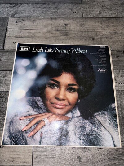 Nancy Wilson - Lush Life - 12” Vinyl Record LP - 1967 Capitol UK 1st Stereo VGC