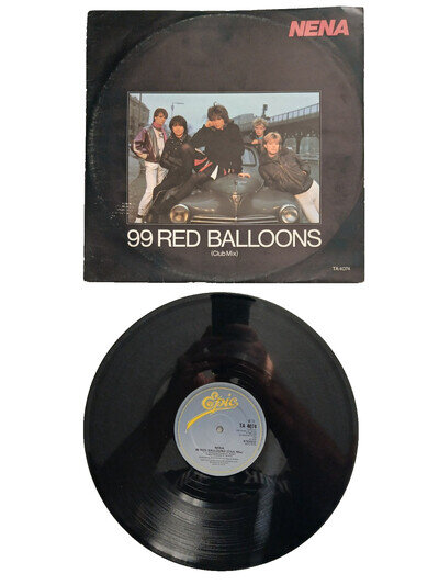 Nena 99 Red Balloons Club Mix 12" Vinyl Single Record 1983 Epic CBS TA 4074