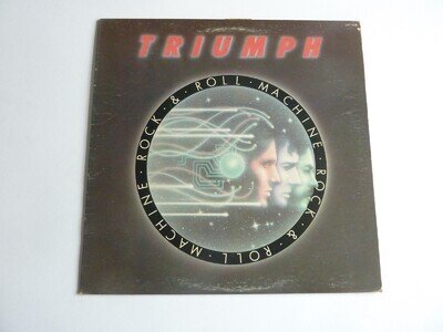 TRIUMPH ROCK & ROLL MACHINE VINYL LP IN EXCELLENT CONDITION CANADA LAT 1036