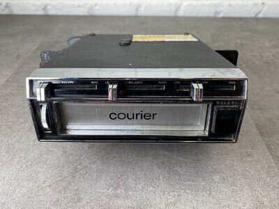 Vintage Courier MU18R 8 Track Car Player, New Belt, Serviced And Working